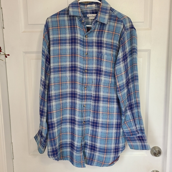 Peter Millar Men's Mounainside Collection Long Sleeve Button Down Flannel - Picture 3 of 14